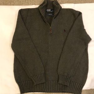 Polo Ralph Lauren Half Zip Cotton Sweater